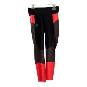 Under Armour HeatGear Compression Legging S/M Color Block Athleisure Activewear